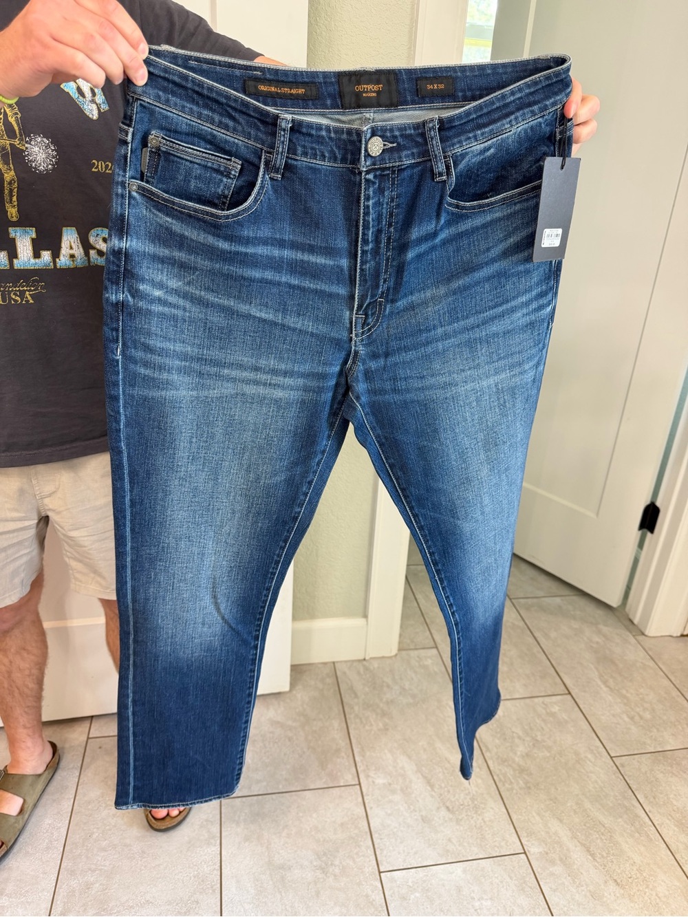 Men's Blue Original Straight Jeans